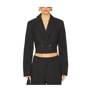 Gestuz 'Avana' Black Polyester Blazer Size 34